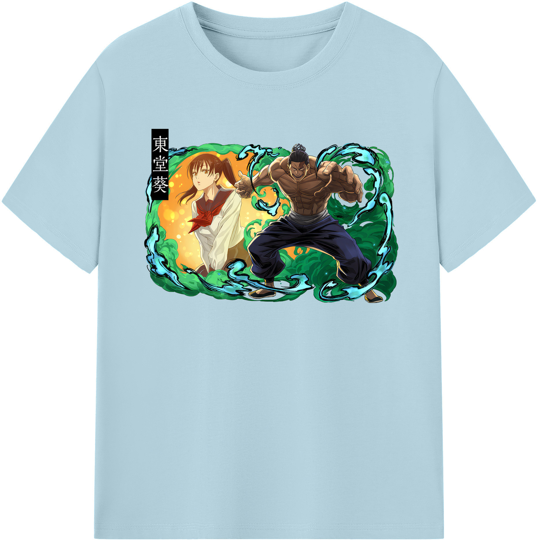 （画像用） 呪術廻戦 Jujutsu Kaisen 綿100％半袖Tシャツ（フロントプリント）